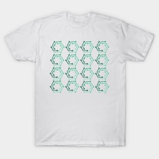 PCB printed circuit board trace lines art T-Shirt